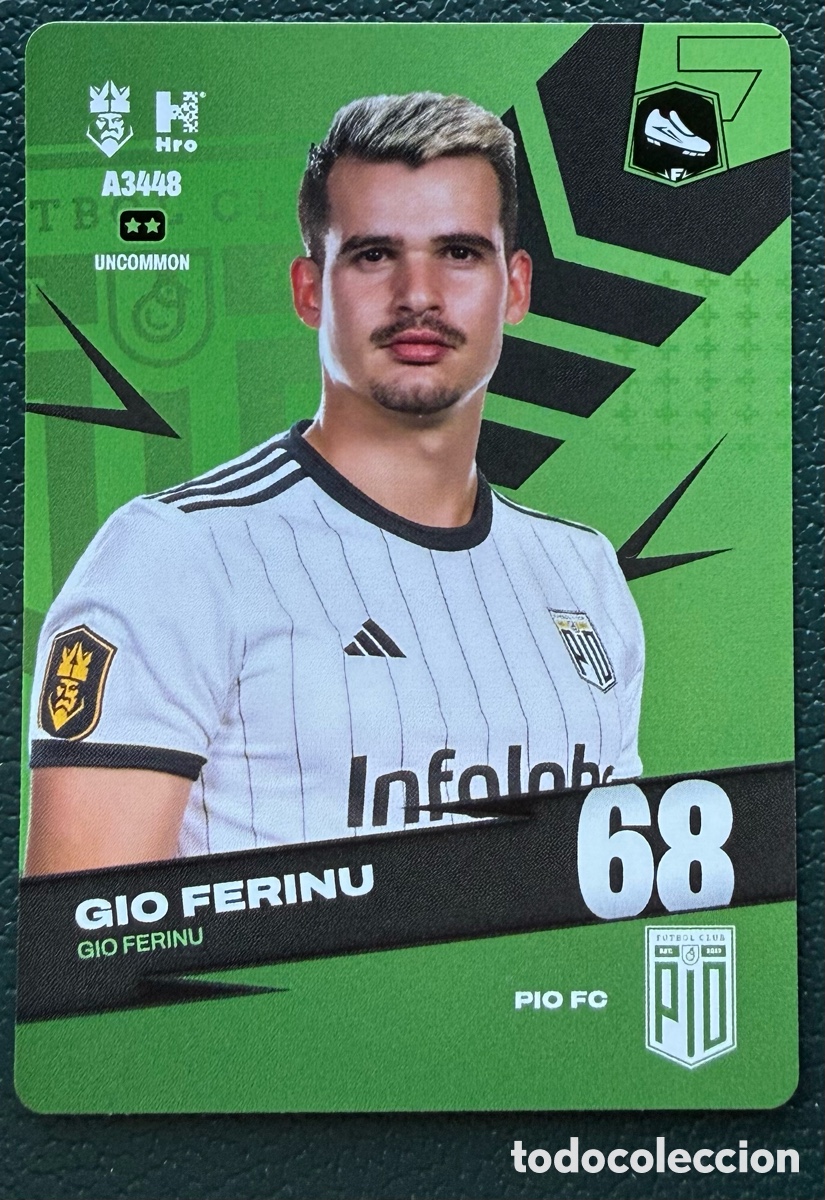 Fu&szlig;ball-Sticker: A3448 GIO FERINU PIO FC FICHAS ALBUM KINGS LEAGUE INFOJOBS 2024 KOLEX