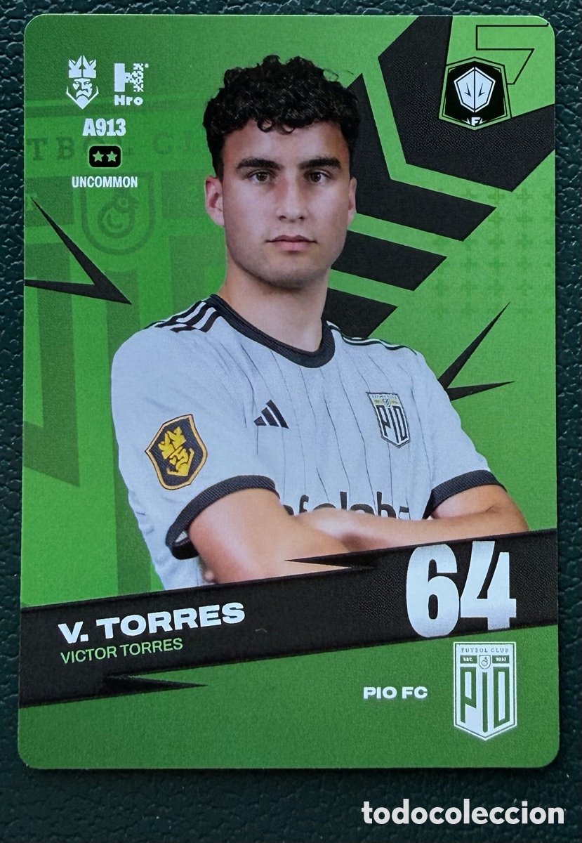 Cromos de Futebol: A913 VICTOR TORRES PIO FC FICHAS ALBUM KINGS LEAGUE INFOJOBS 2024 KOLEX