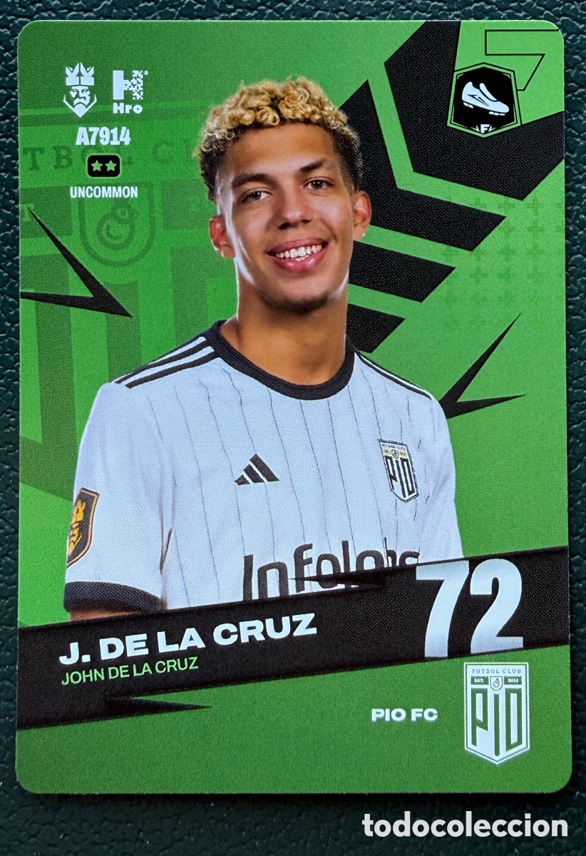 Cromos de Futebol: A7914 JOHN DE LA CRUZ PIO FC FICHAS ALBUM KINGS LEAGUE INFOJOBS 2024 KOLEX