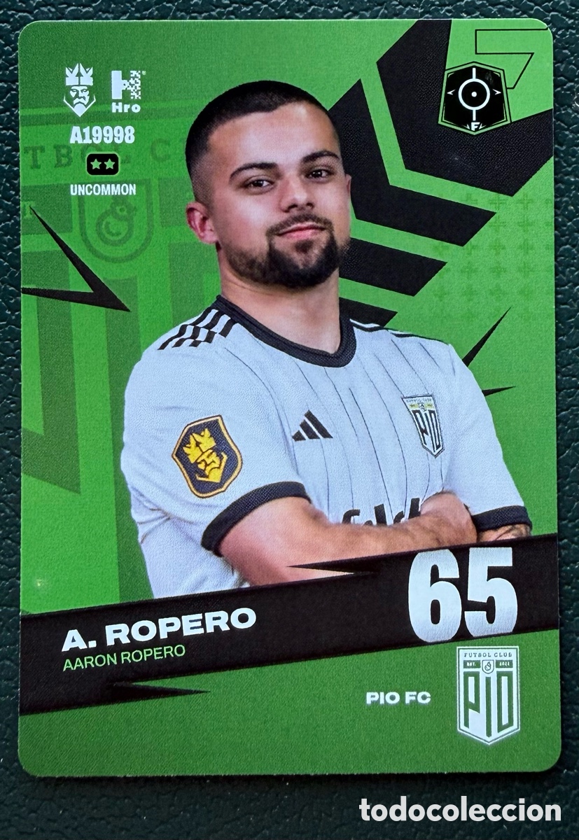 Cromos de Futebol: A19998 AARON ROPERO PIO FC FICHAS ALBUM KINGS LEAGUE INFOJOBS 2024 KOLEX