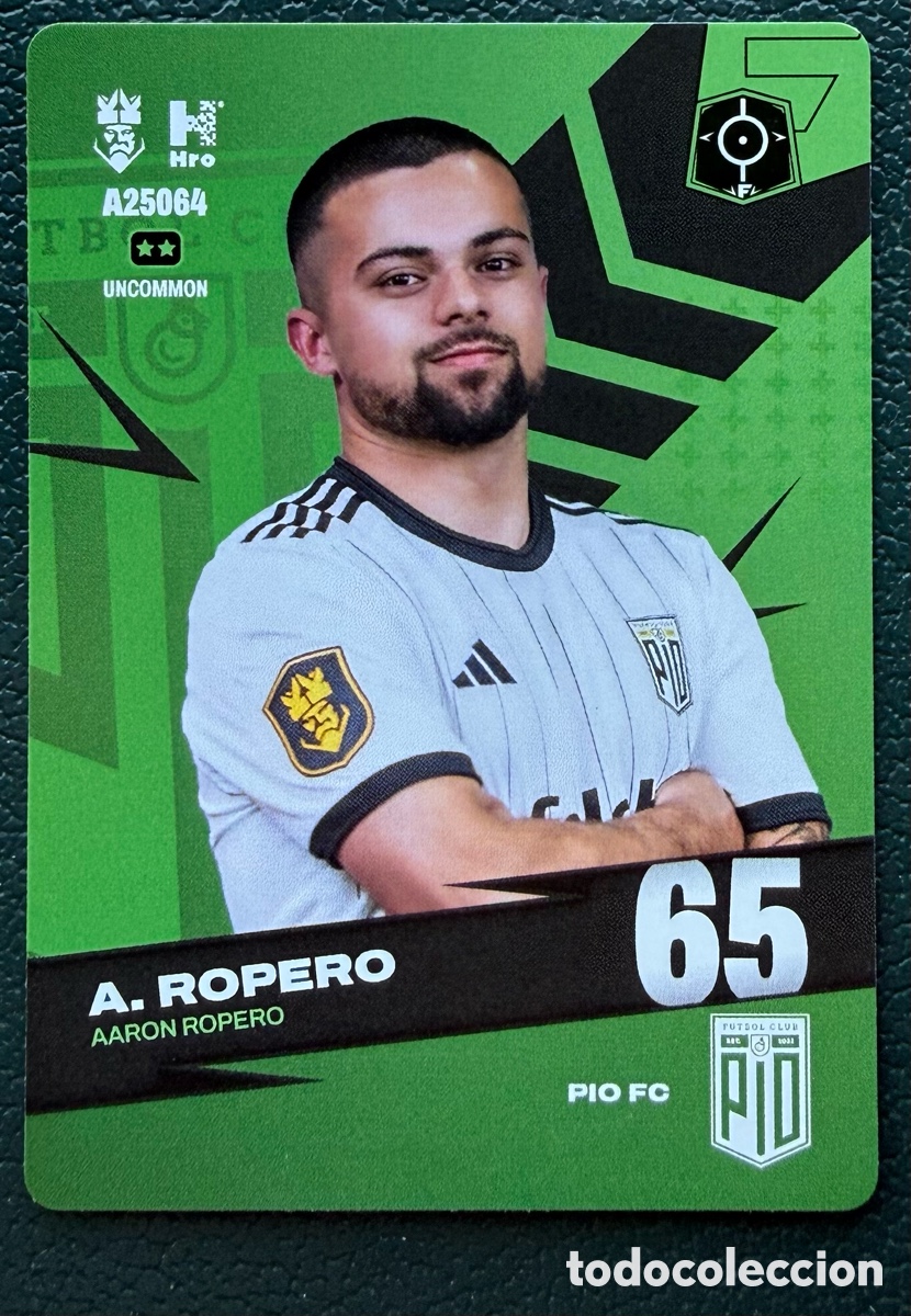 Cromos de Futebol: A25064 AARON ROPERO PIO FC FICHAS ALBUM KINGS LEAGUE INFOJOBS 2024 KOLEX