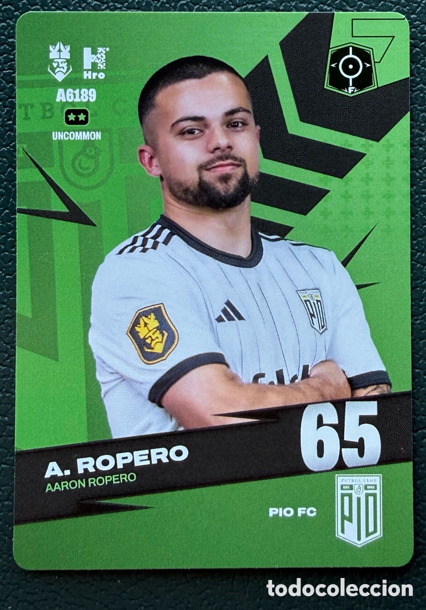 Figurine di Calcio: A6189 AARON ROPERO PIO FC FICHAS ALBUM KINGS LEAGUE INFOJOBS 2024 KOLEX