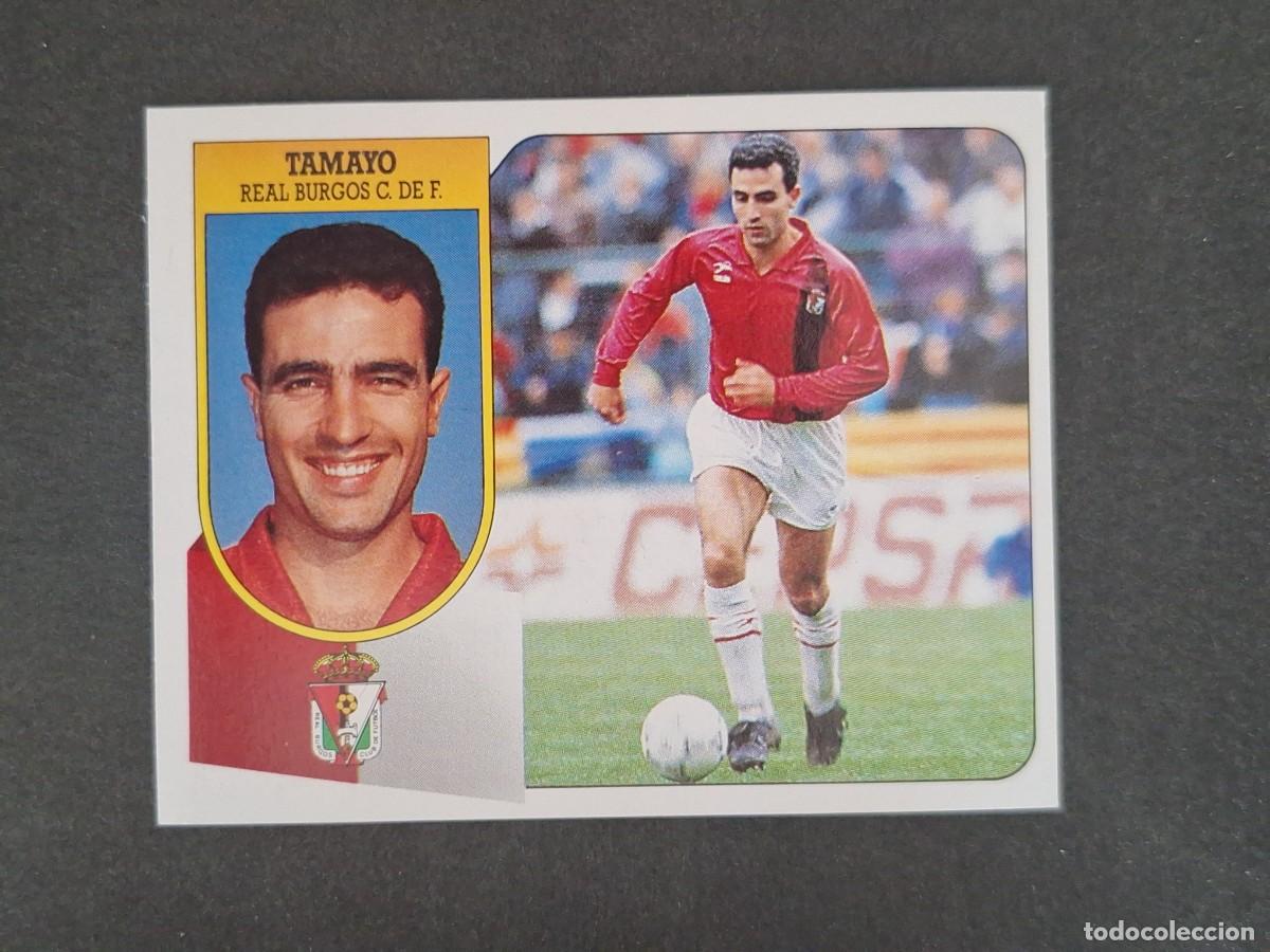 Cartes &agrave; collectionner de Football: L3 TAMAYO BURGOS C. F. LIGA ESTE 1991 1992 91 92 CARTON SIN PEGAR NUNCA PEGADO