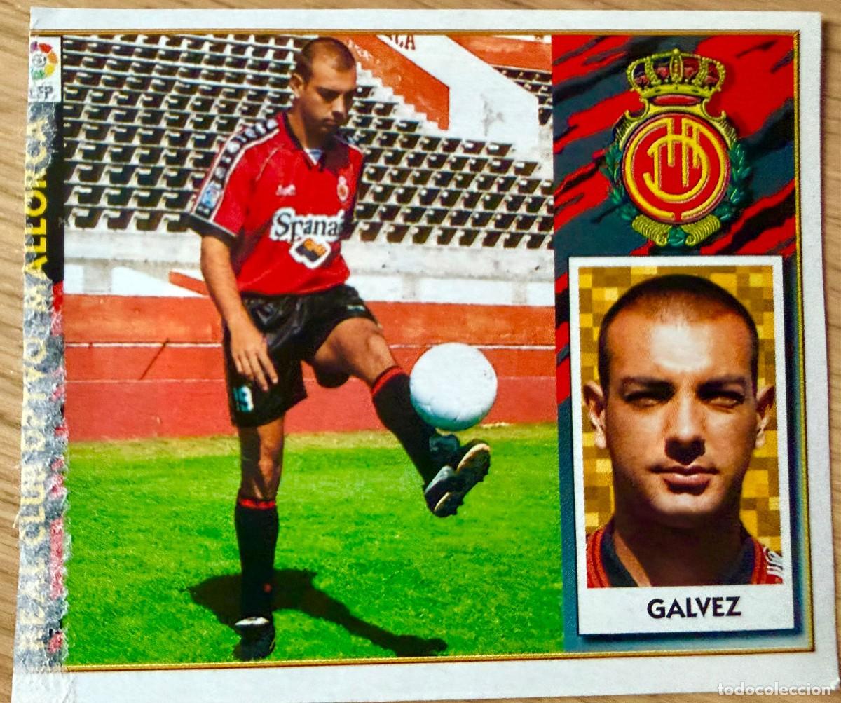 Cartes &agrave; collectionner de Football: GALVEZ MALLORCA 97 98 1997 1998 LIGA EDICIONES ESTE RECORTADO STICKER