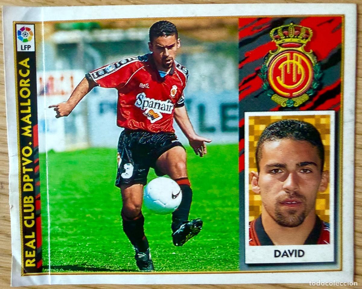 Cromos de f&uacute;tbol: DAVID MALLORCA 97 98 1997 1998 LIGA EDICIONES ESTE VENTANILLA STICKER