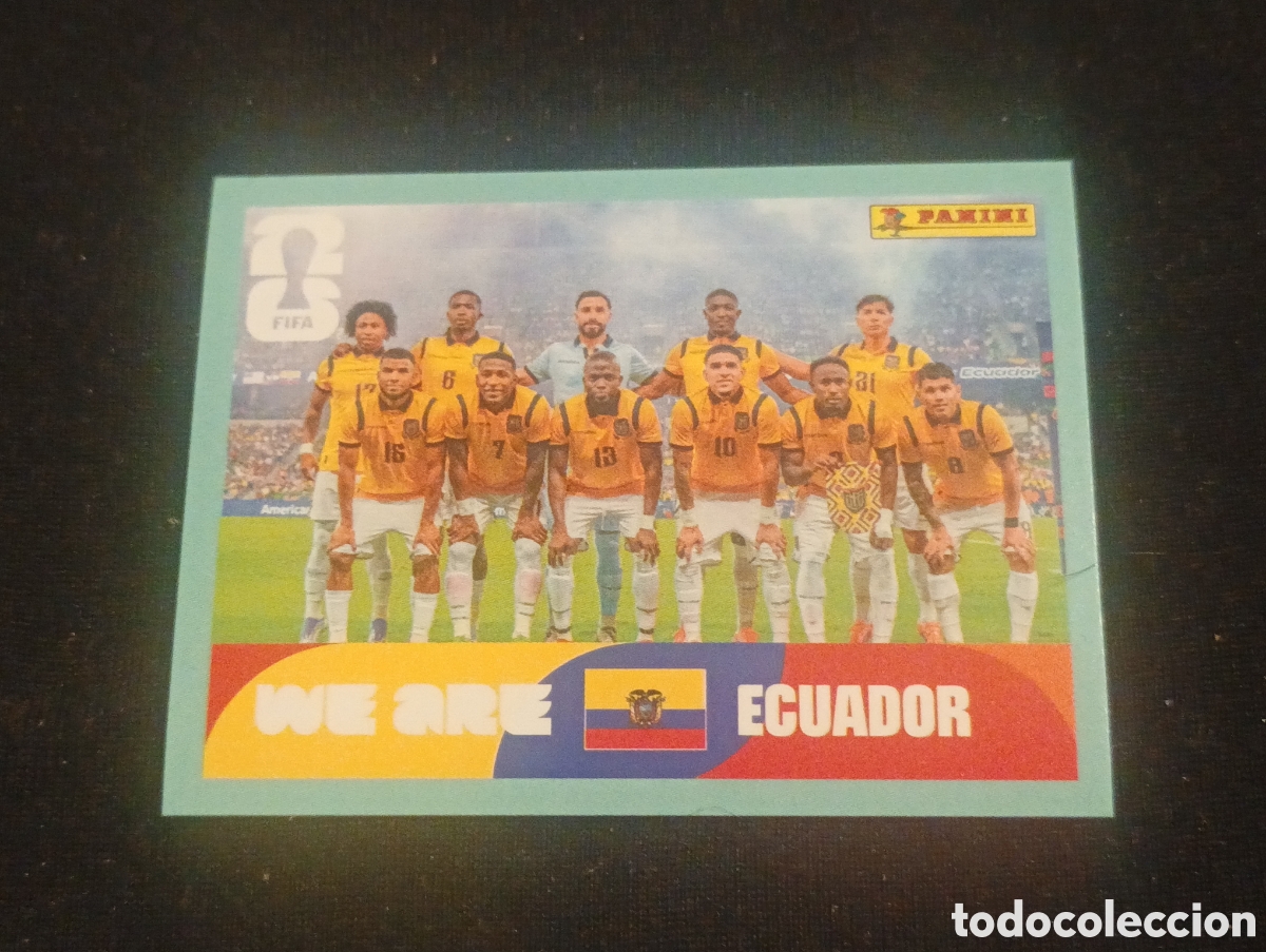 Cromos de f&uacute;tbol: mundial panini 2026 ecuador