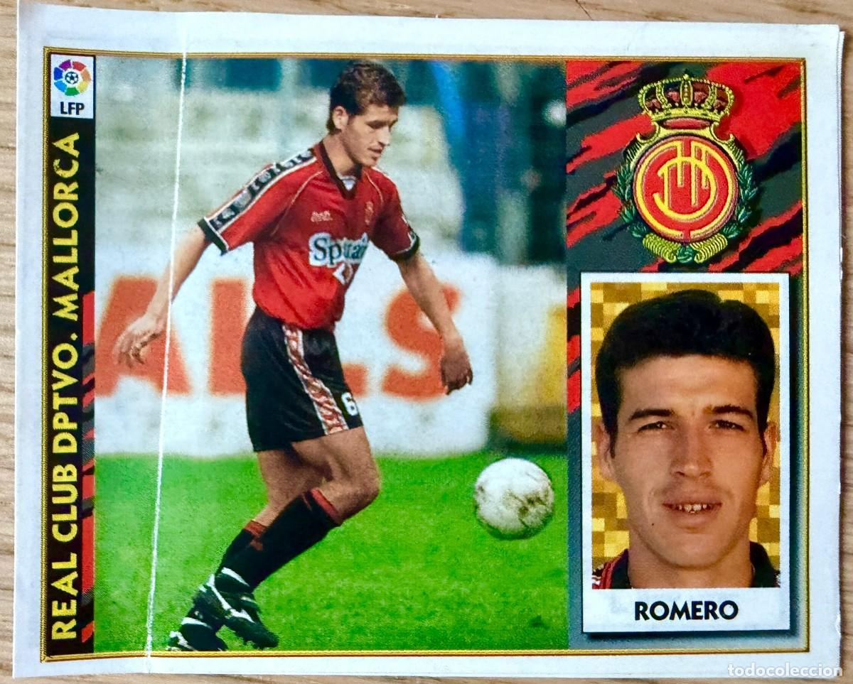 Cromos de f&uacute;tbol: ROMERO COLOCA MALLORCA 97 98 1997 1998 LIGA EDICIONES ESTE VENTANILLA STICKER