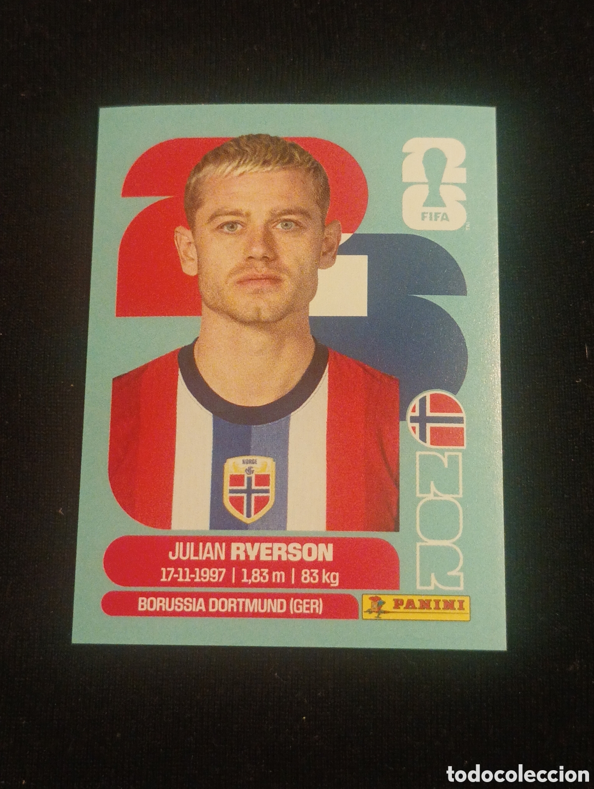 Cromos de f&uacute;tbol: mundial panini 2026 Julian ryerson