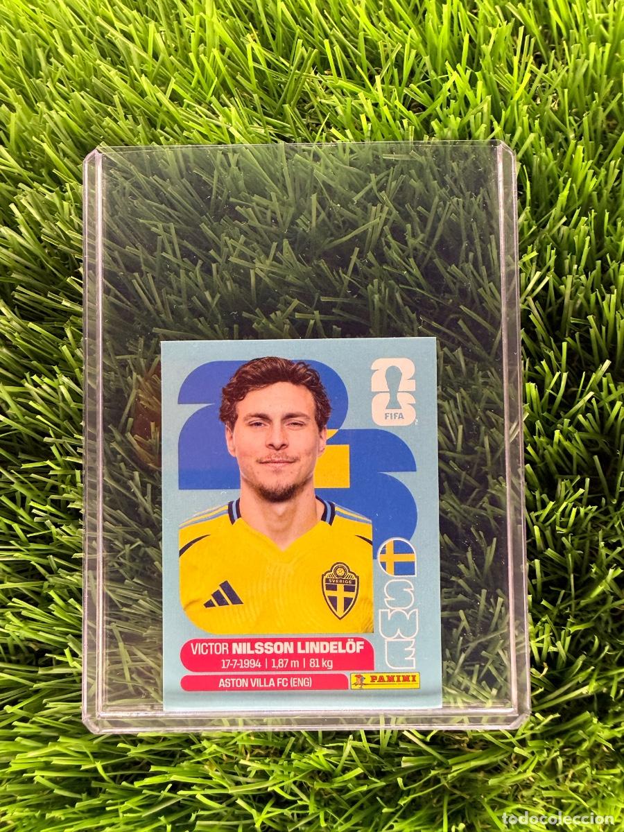 Cromos de f&uacute;tbol: N&ordm; SWE6 Victor Nilsson Lindel&ouml;f Suecia Mundial 2026 Stickers