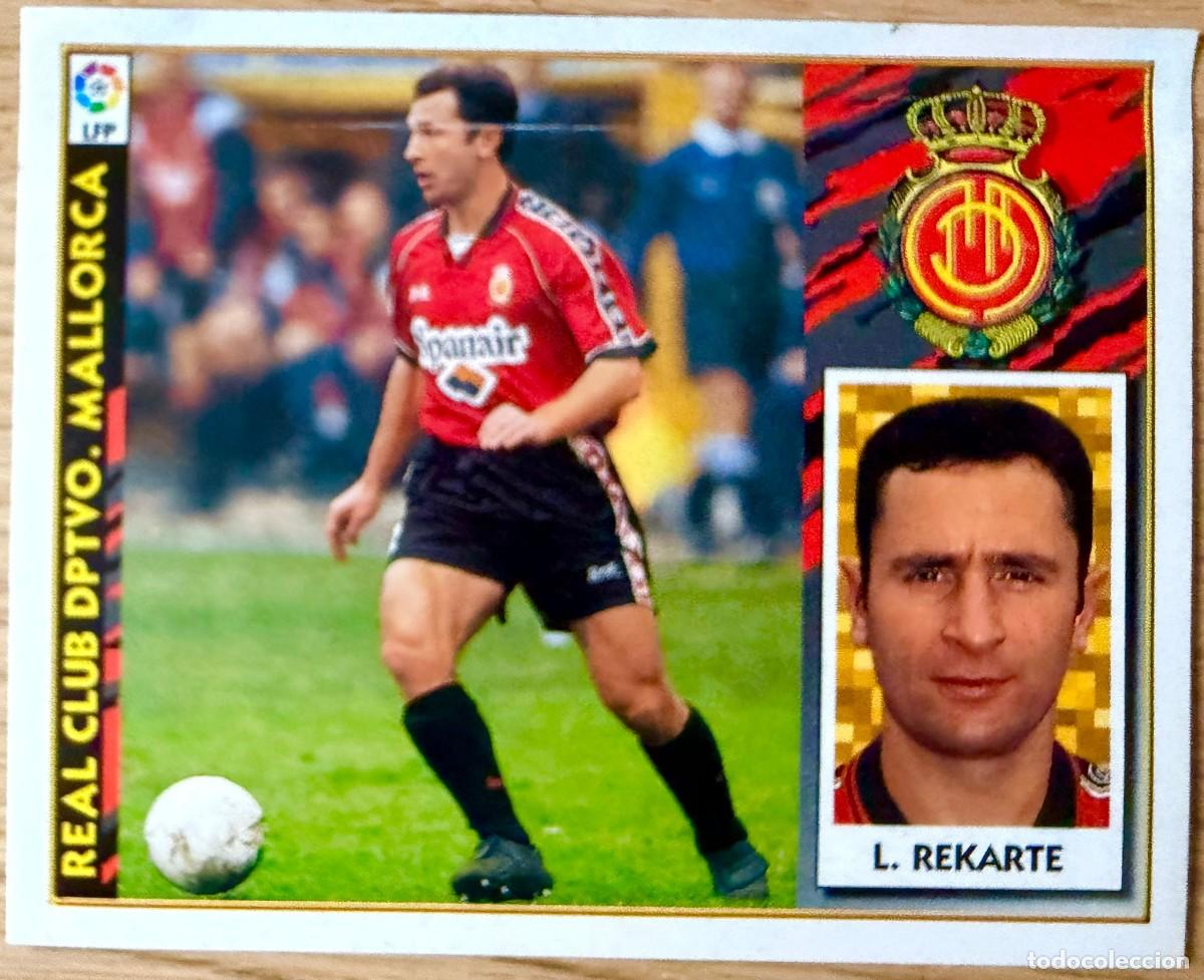 Cromos de f&uacute;tbol: LOPEZ REKARTE BAJA MALLORCA 97 98 1997 1998 LIGA EDICIONES ESTE VENTANILLA STICKER