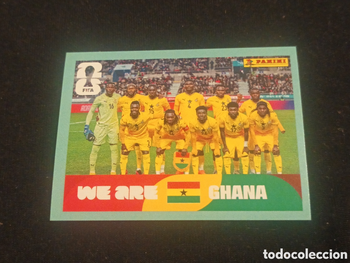 Cromos de f&uacute;tbol: mundial panini 2026 ghana