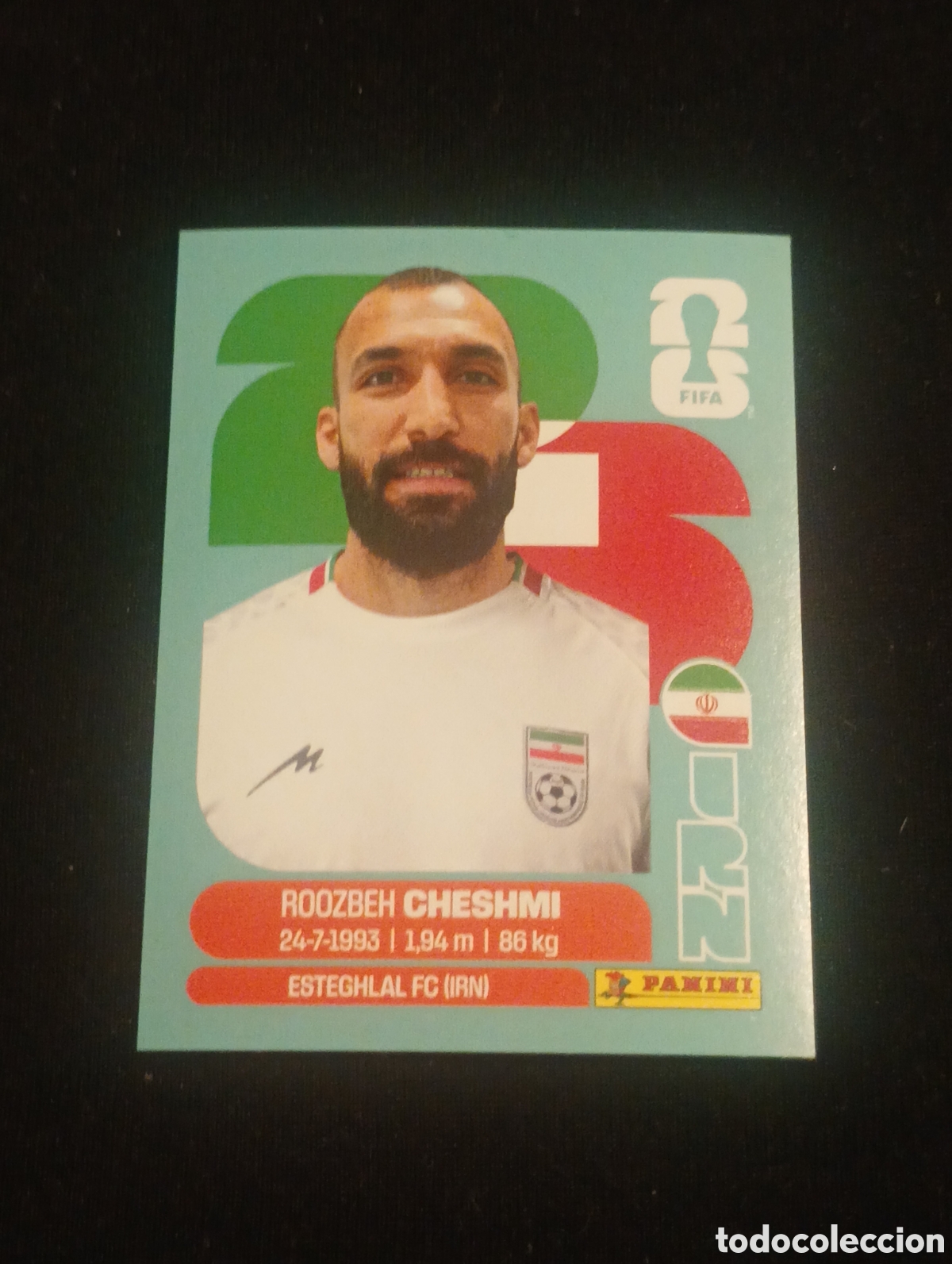 Cromos de f&uacute;tbol: mundial panini 2026 roozbeh cheshmi
