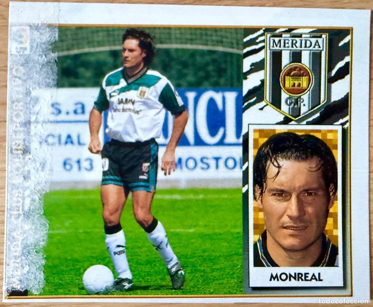 Cromos de f&uacute;tbol: MONREAL MERIDA 97 98 1997 1998 LIGA EDICIONES ESTE RECORTADO STICKER
