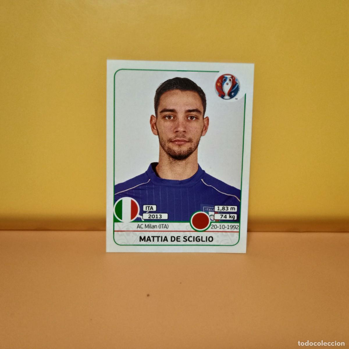 Cromos de f&uacute;tbol: PANINI EURO 2016 FRANCE; EUROCOPA FRANCIA: ITALIA MQATTIA DE SCIGLIO 502