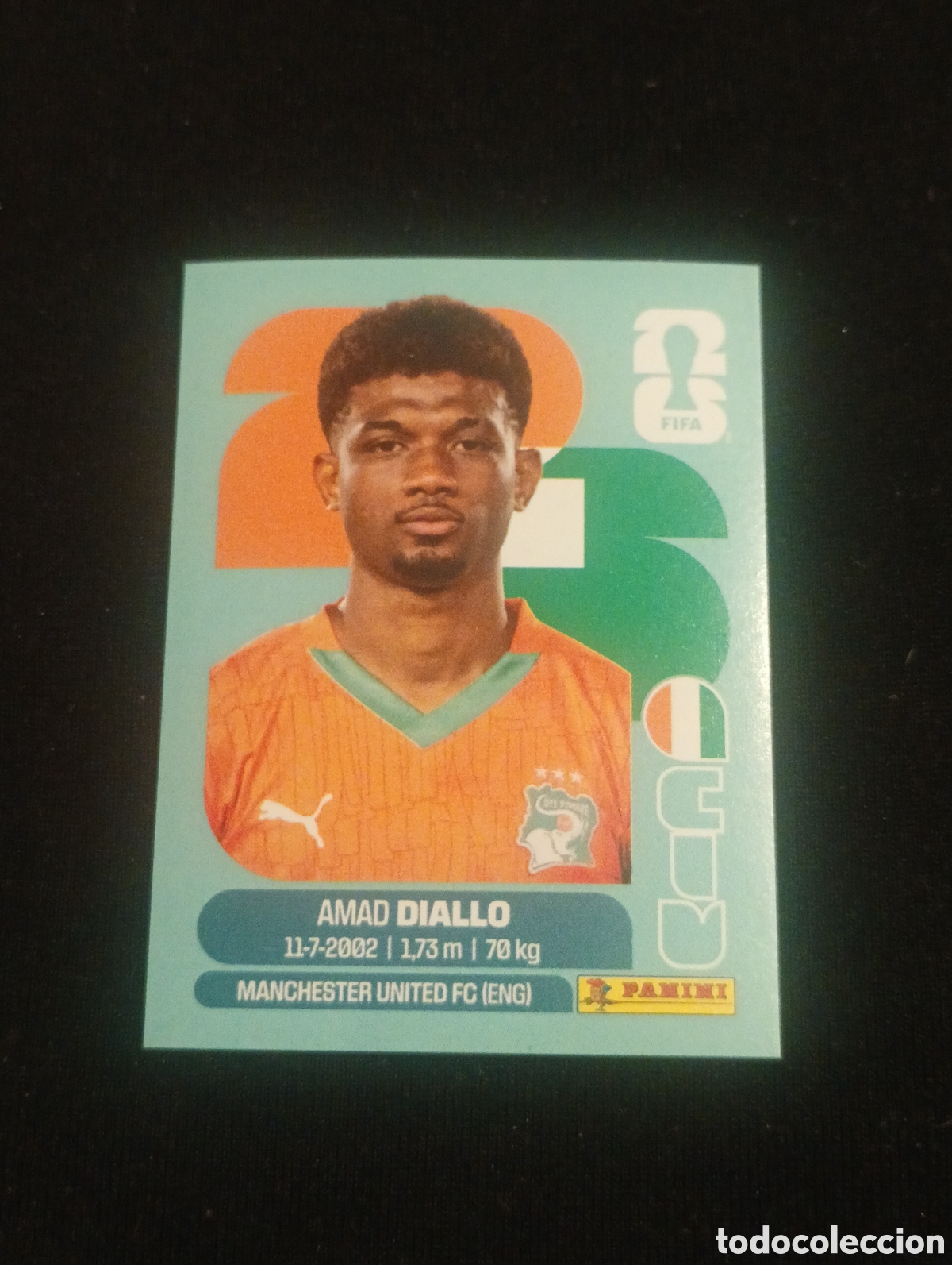 Cromos de f&uacute;tbol: mundial panini 2026 amad diallo