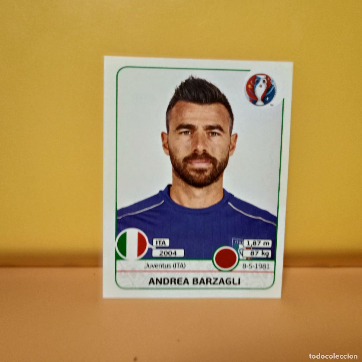 Cromos de f&uacute;tbol: PANINI EURO 2016 FRANCE; EUROCOPA FRANCIA: ITALIA ANDREA BARZAGLI 498
