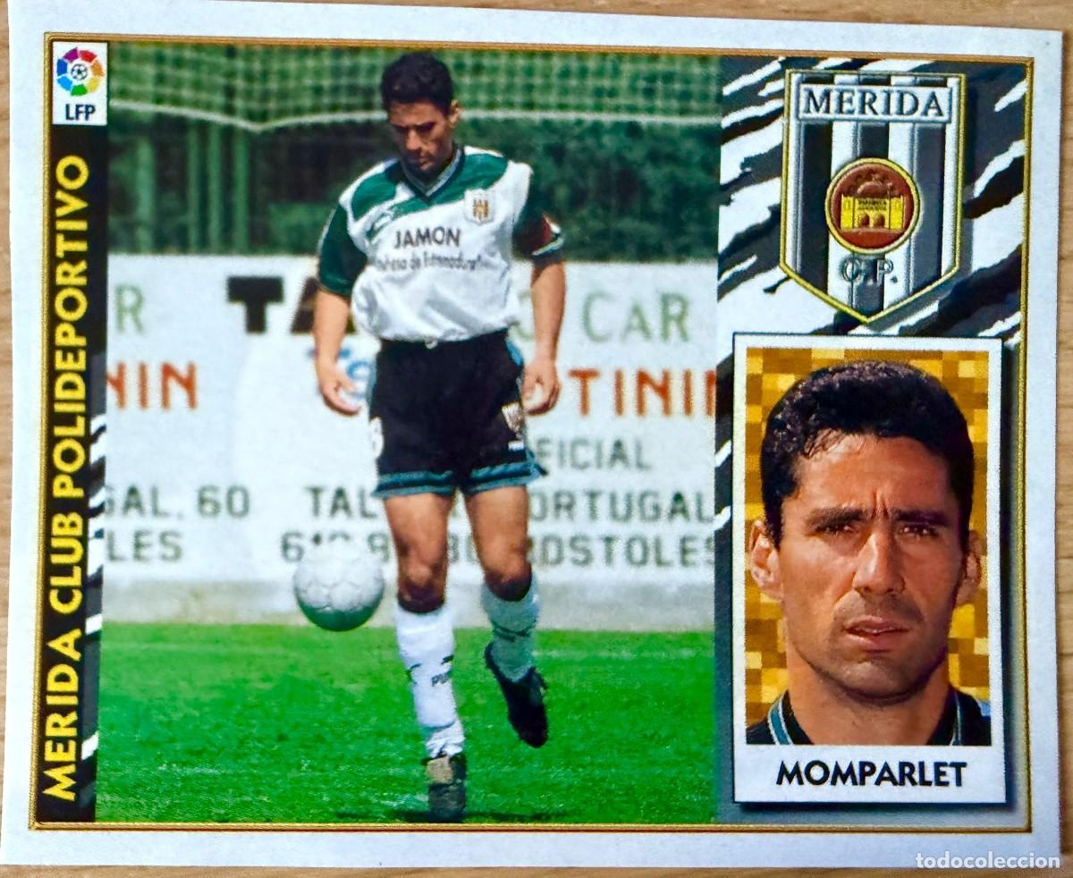 Cromos de f&uacute;tbol: MOMPARLET MERIDA 97 98 1997 1998 LIGA EDICIONES ESTE RECORTADO STICKER
