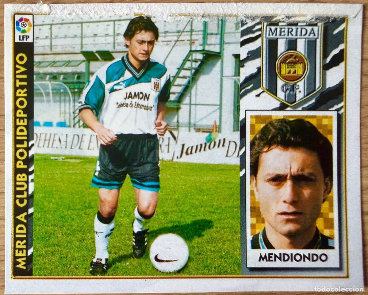 Cromos de f&uacute;tbol: MENDIONDO MERIDA 97 98 1997 1998 LIGA EDICIONES ESTE RECORTADO STICKER