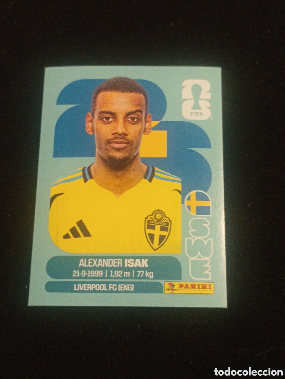 Cromos de f&uacute;tbol: mundial panini 2026 Alexander isak