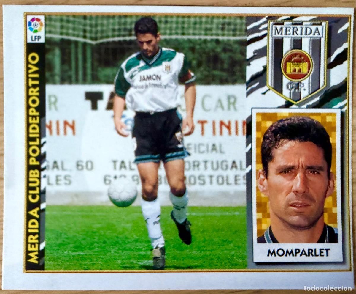 Cromos de f&uacute;tbol: MOMPARLET MERIDA 97 98 1997 1998 LIGA EDICIONES ESTE RECORTADO STICKER