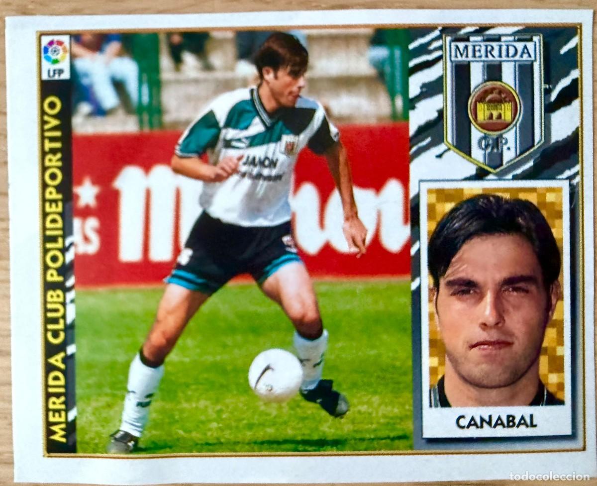 Cromos de f&uacute;tbol: CANABAL BAJA MERIDA 97 98 1997 1998 LIGA EDICIONES ESTE RECORTADO STICKER