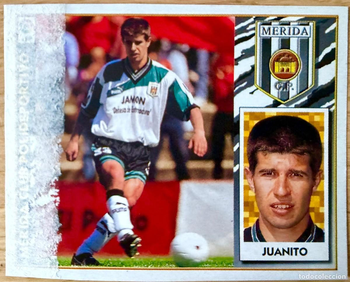 Cromos de f&uacute;tbol: JUANITO MERIDA 97 98 1997 1998 LIGA EDICIONES ESTE RECORTADO STICKER