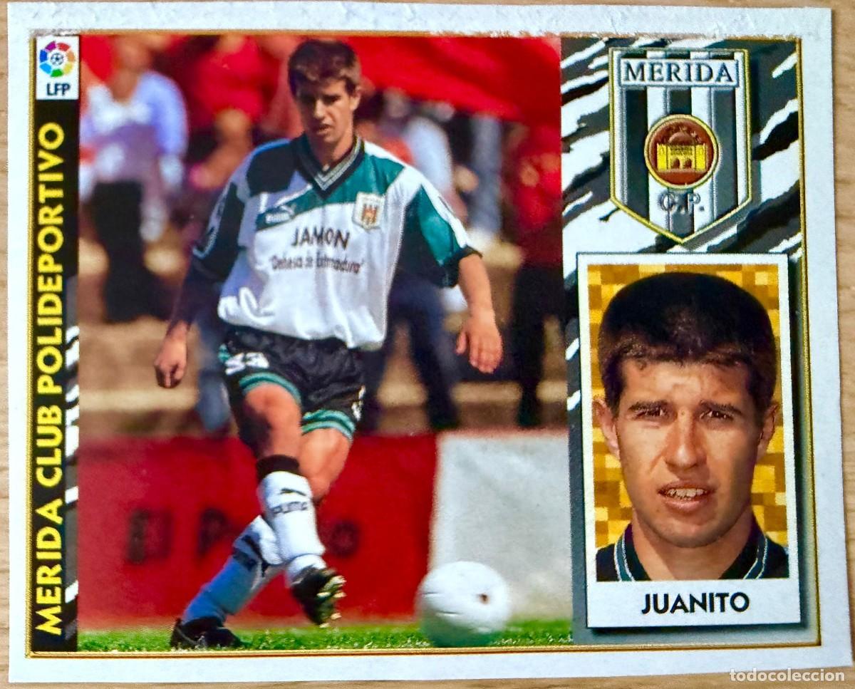 Cromos de f&uacute;tbol: JUANITO MERIDA 97 98 1997 1998 LIGA EDICIONES ESTE RECORTADO STICKER