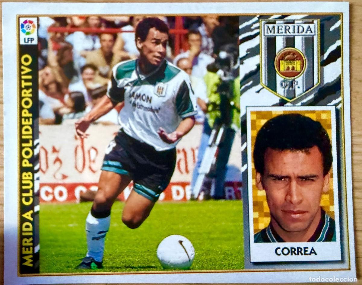 Cromos de f&uacute;tbol: CORREA MERIDA 97 98 1997 1998 LIGA EDICIONES ESTE RECORTADO STICKER