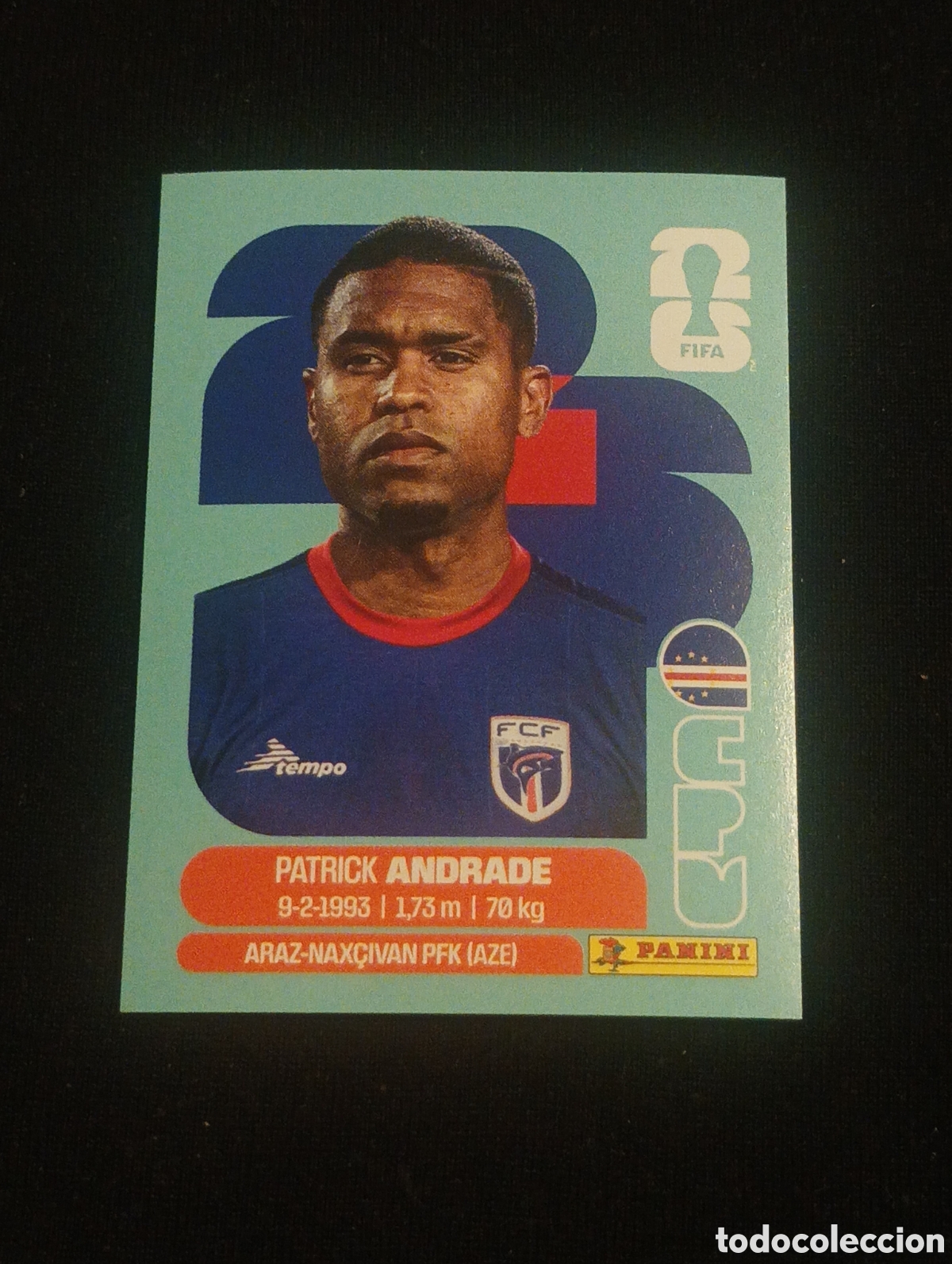 Cromos de f&uacute;tbol: mundial panini 2026 Patrick andrade