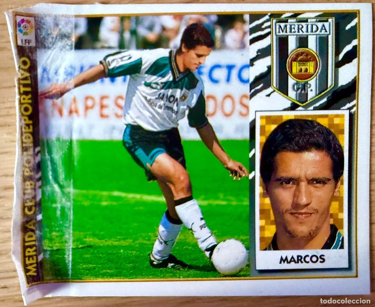 Cromos de f&uacute;tbol: MARCOS COLOCA MERIDA 97 98 1997 1998 LIGA EDICIONES ESTE VENTANILLA STICKER
