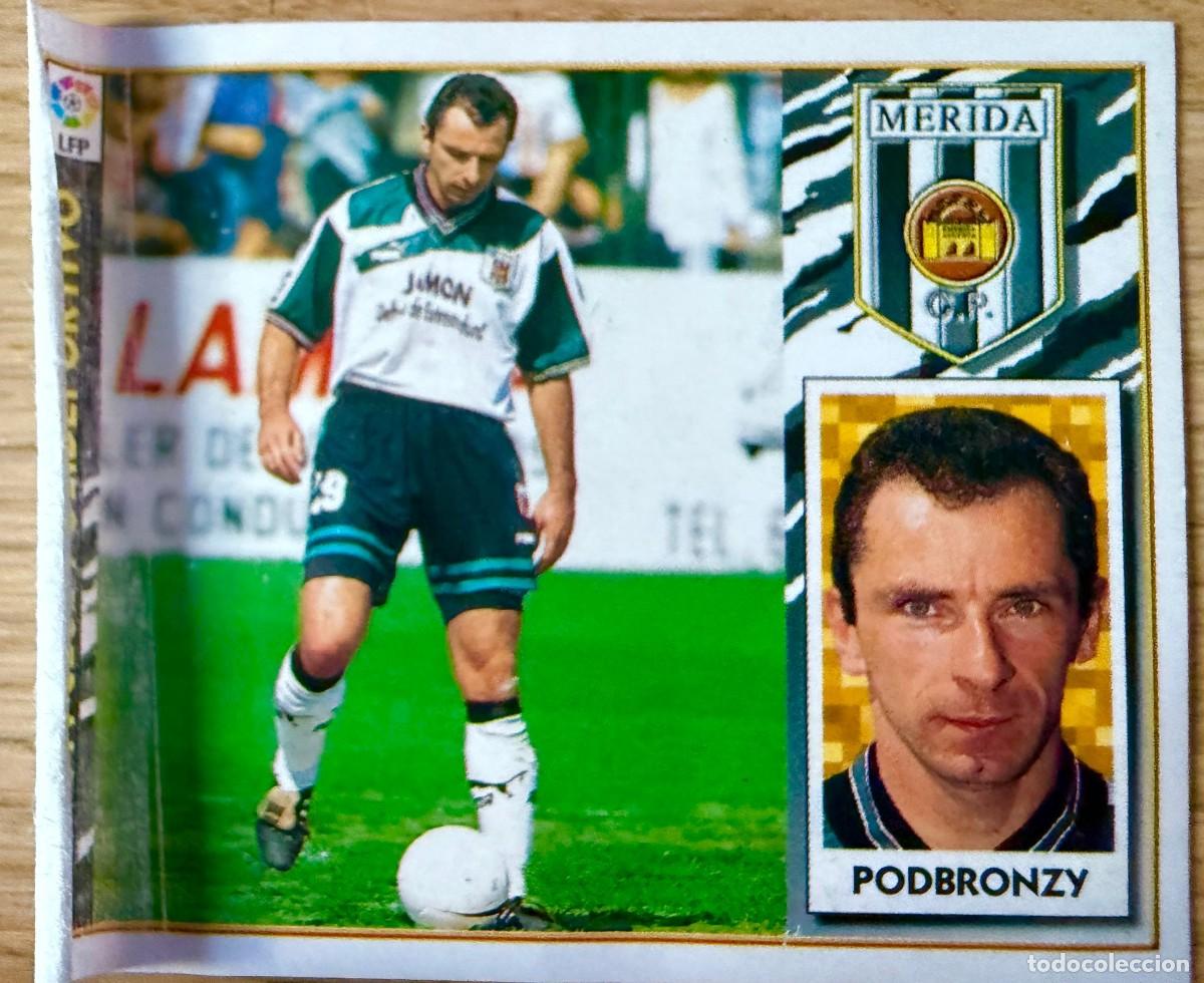 Cromos de f&uacute;tbol: PODBRONZY MERIDA 97 98 1997 1998 LIGA EDICIONES ESTE VENTANILLA STICKER