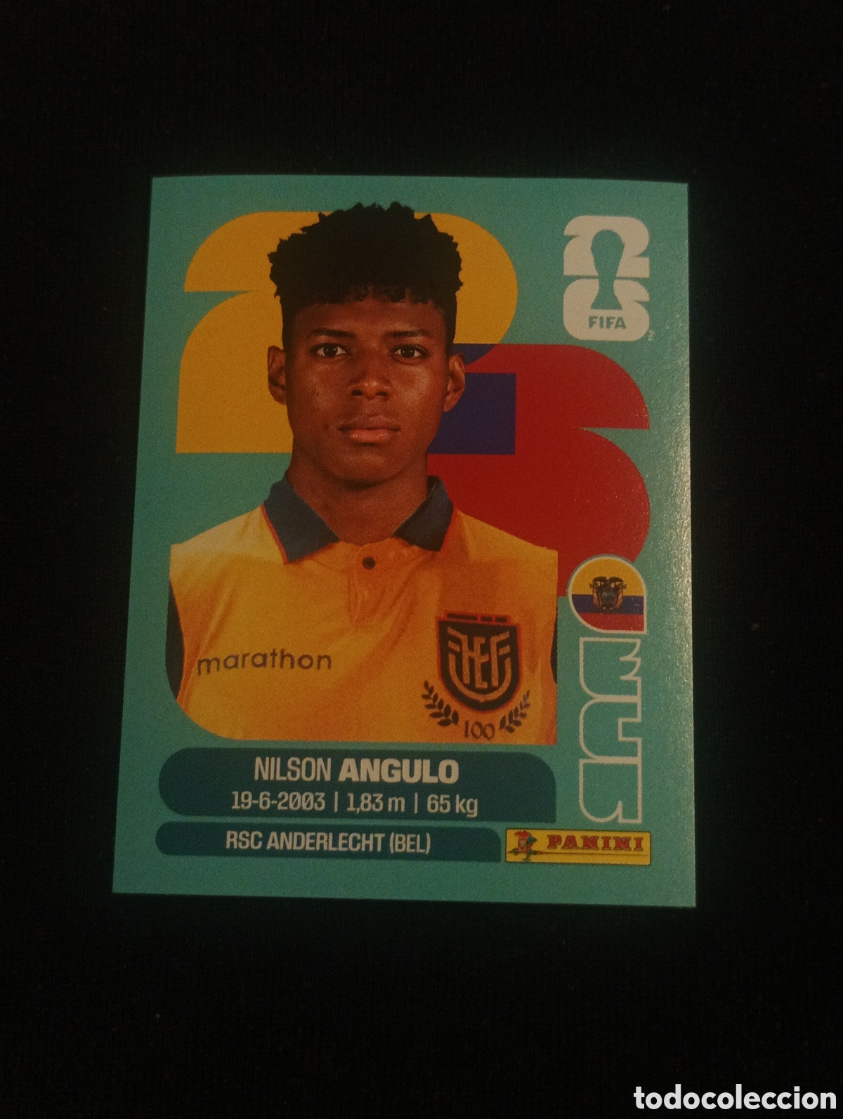 Cromos de f&uacute;tbol: mundial panini 2026 nilson angulo