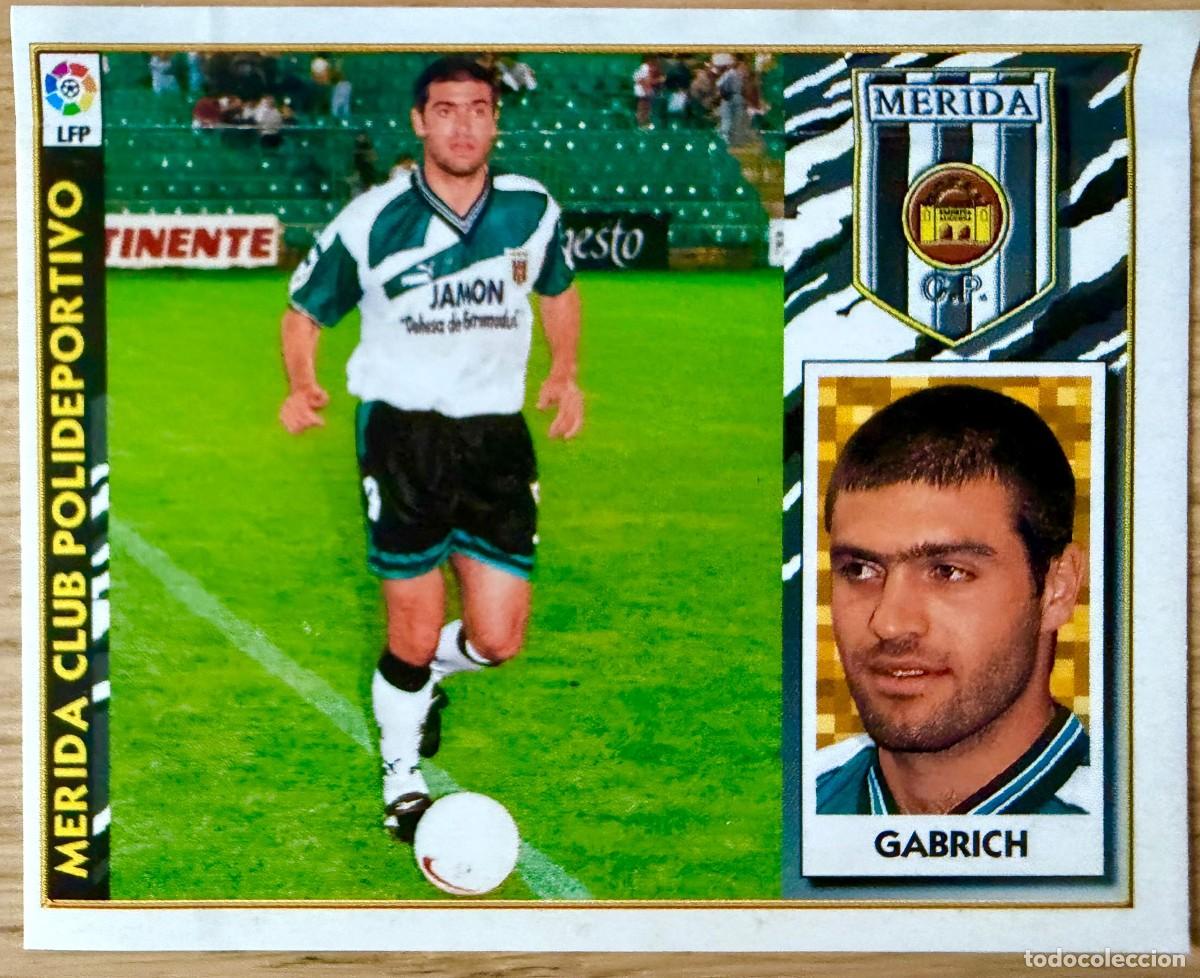 Cromos de f&uacute;tbol: GABRICH COLOCA MERIDA 97 98 1997 1998 LIGA EDICIONES ESTE VENTANILLA STICKER