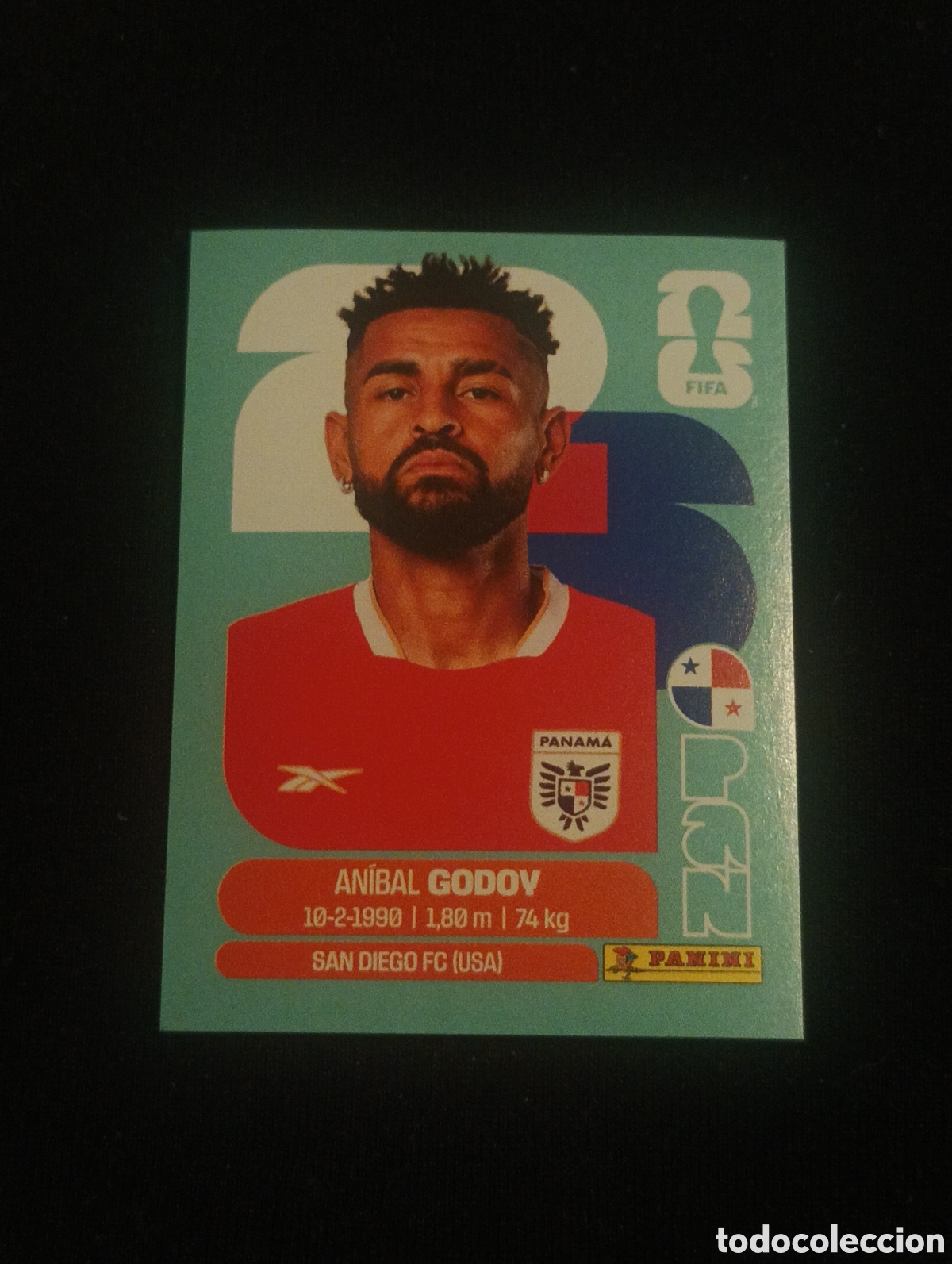 Cromos de f&uacute;tbol: mundial panini 2026 An&iacute;bal godoy