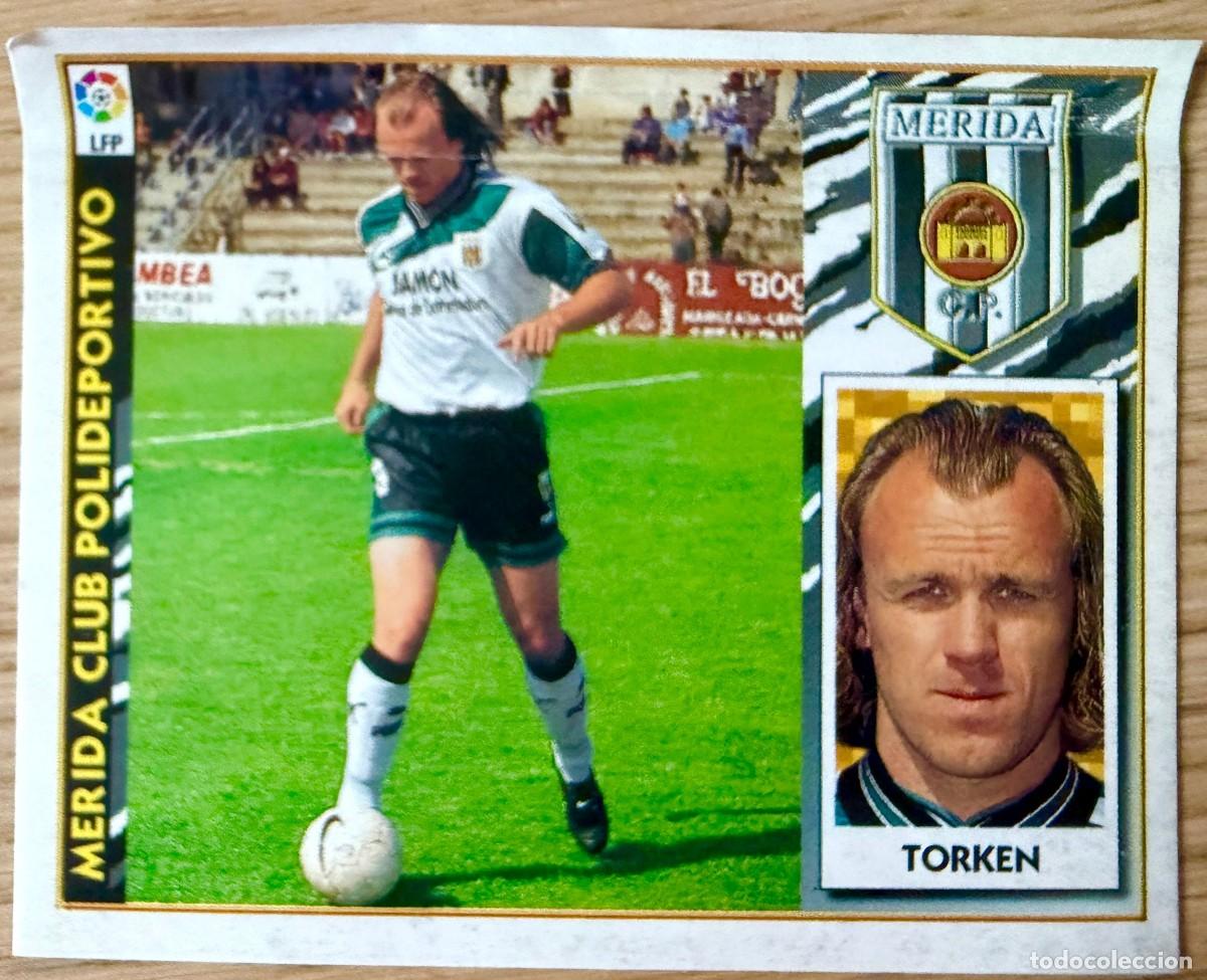 Cromos de f&uacute;tbol: TORKEN BAJA MERIDA 97 98 1997 1998 LIGA EDICIONES ESTE VENTANILLA STICKER