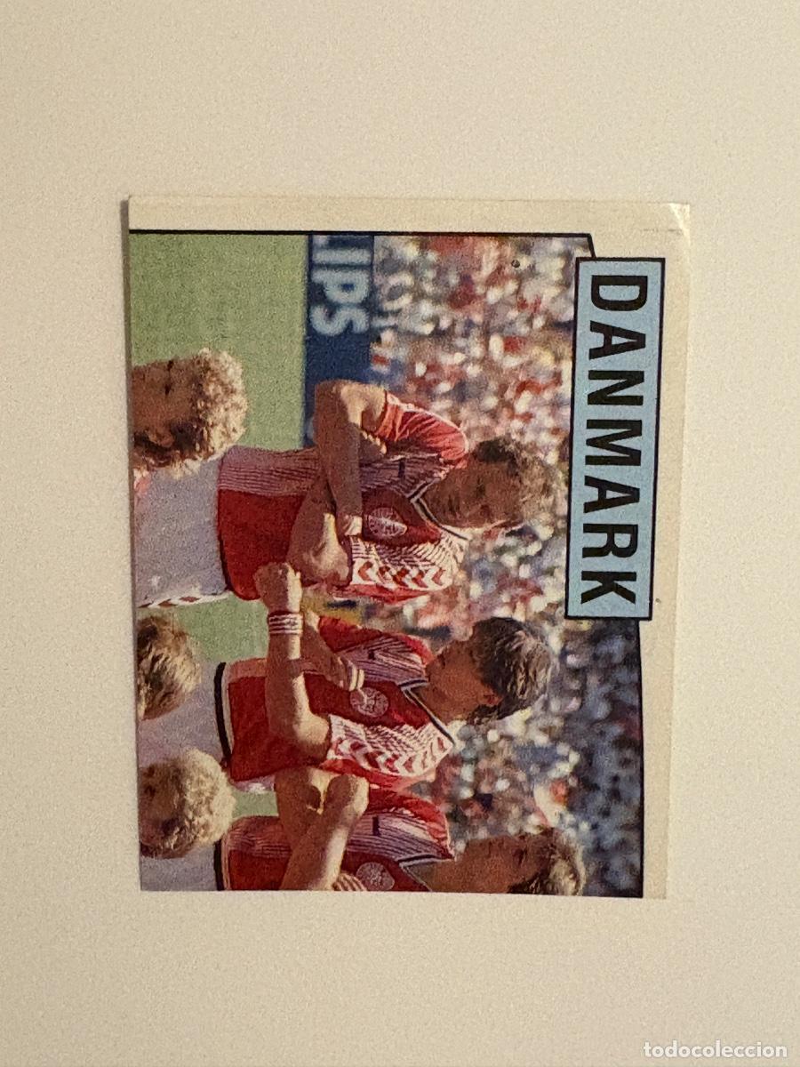 Cromos de f&uacute;tbol: 16. CROMO STICKER SIN PEGAR PANINI EUROCOPA EURO 88 ALINEACI&Oacute;N DINAMARCA N 99
