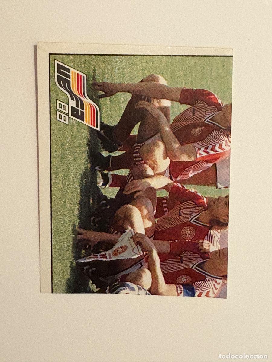 Cromos de f&uacute;tbol: 16. CROMO STICKER SIN PEGAR PANINI EUROCOPA EURO 88 ALINEACI&Oacute;N DINAMARCA N 101