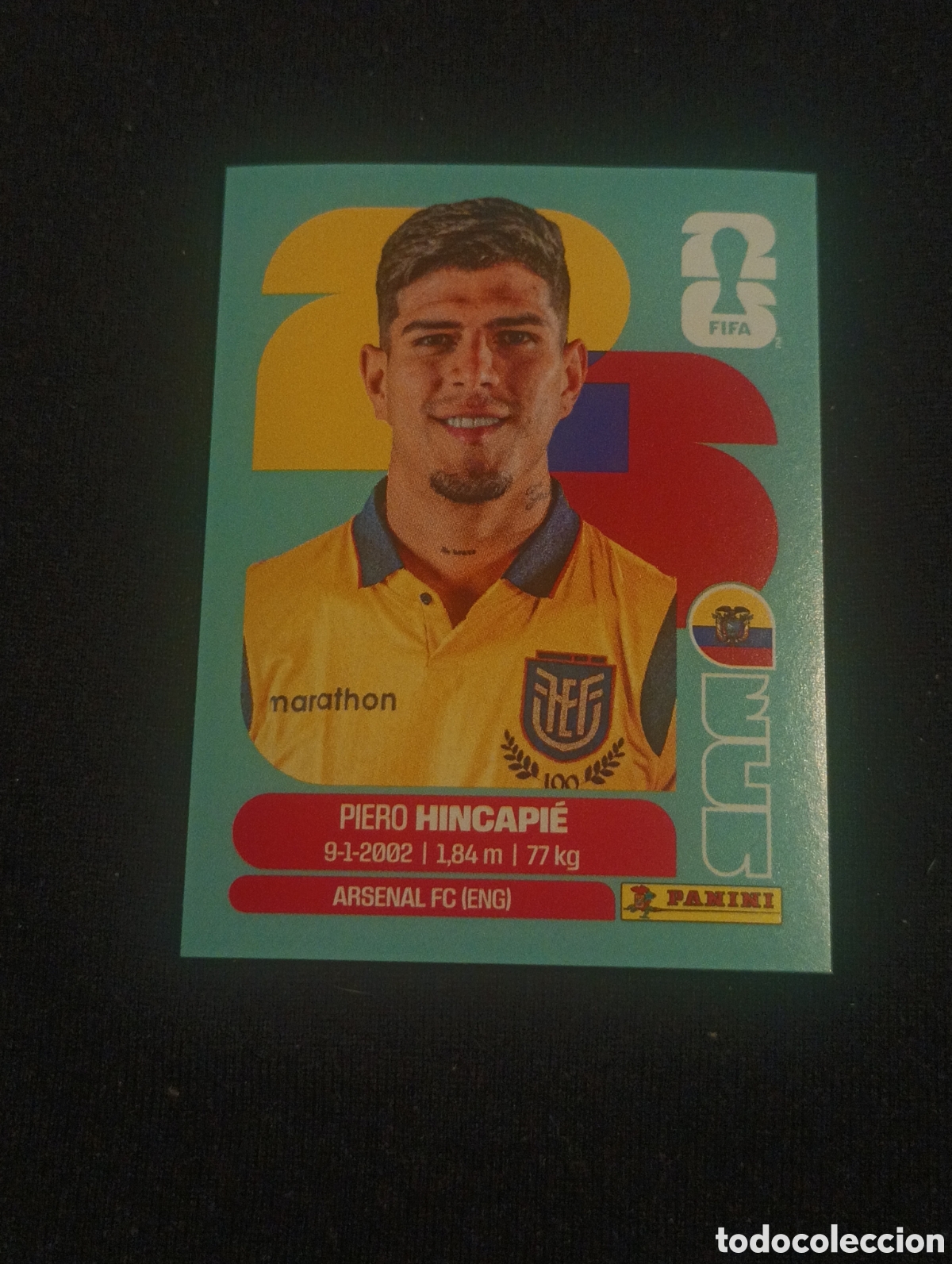Cromos de f&uacute;tbol: mundial panini 2026 piero hincapie