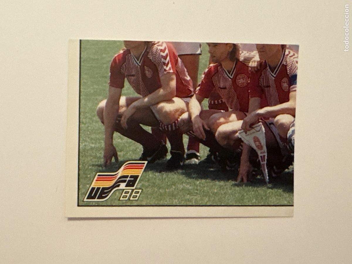 Cromos de f&uacute;tbol: 21. CROMO STICKER SIN PEGAR PANINI EUROCOPA EURO 88 ALINEACI&Oacute;N DINAMARCA N 101