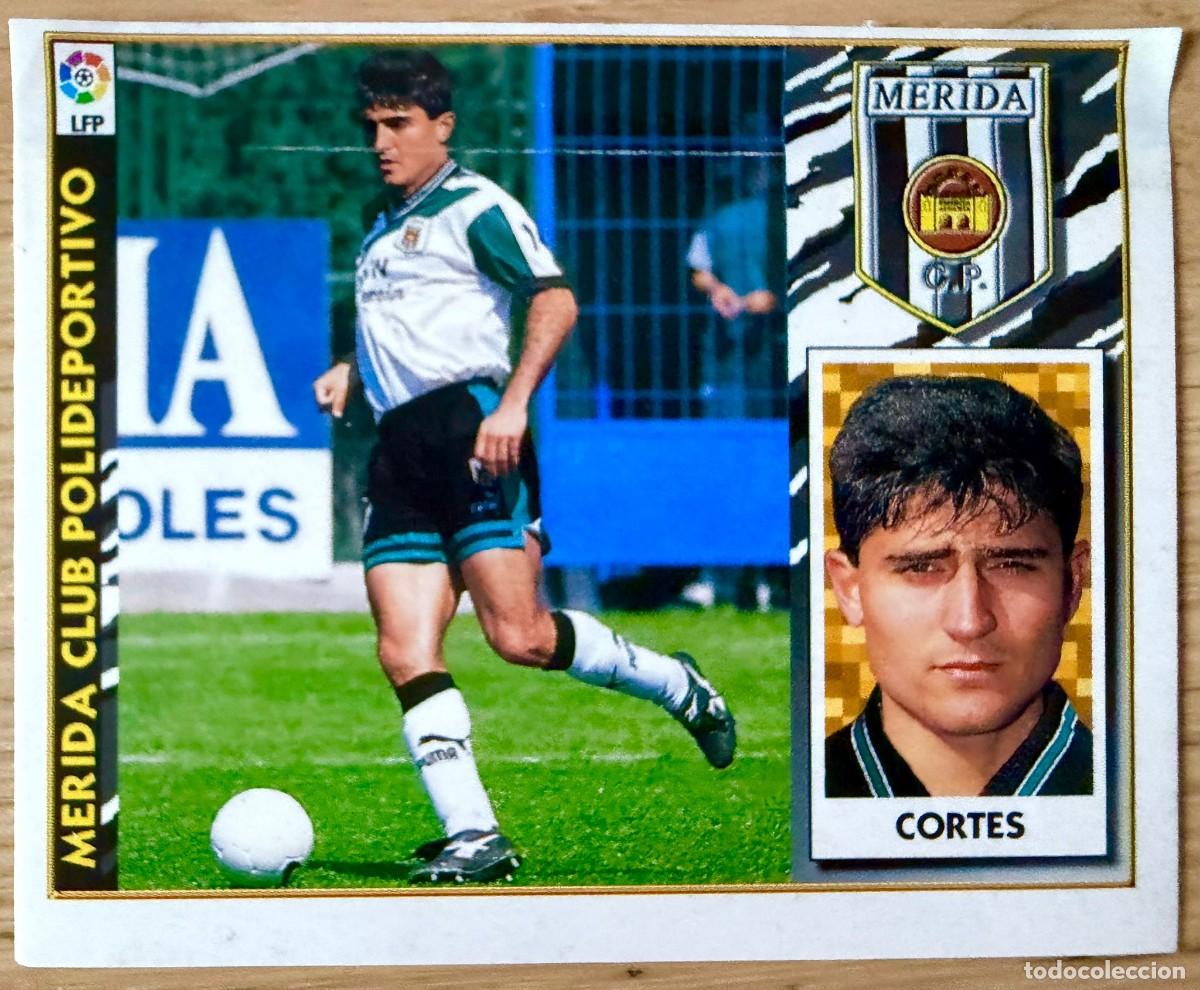 Cromos de f&uacute;tbol: CORTES COLOCA MERIDA 97 98 1997 1998 LIGA EDICIONES ESTE VENTANILLA STICKER