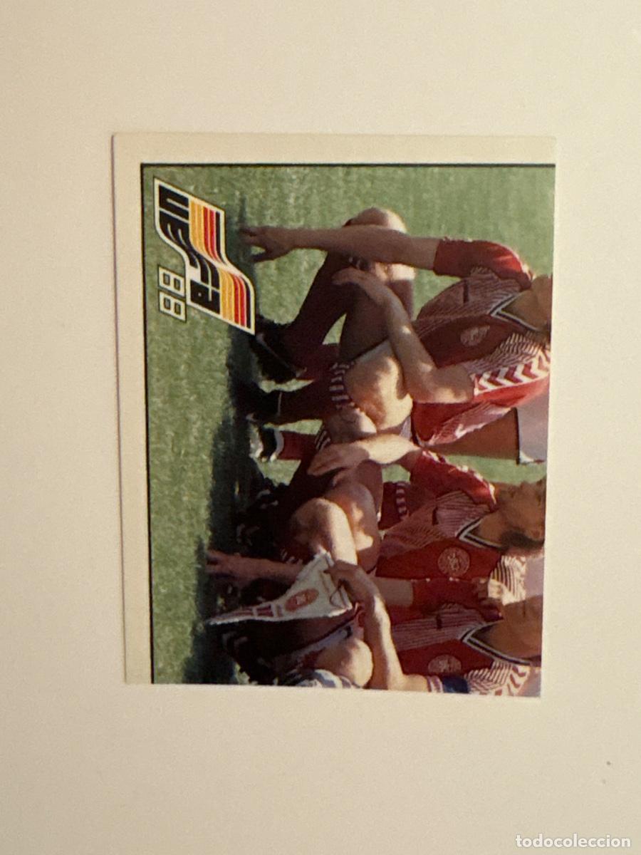Cromos de f&uacute;tbol: 16. CROMO STICKER SIN PEGAR PANINI EUROCOPA EURO 88 ALINEACI&Oacute;N DINAMARCA N 101