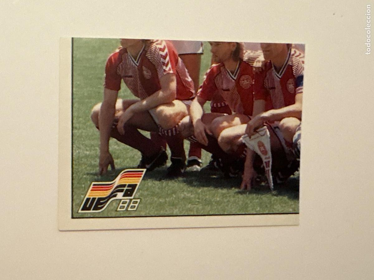 Cromos de f&uacute;tbol: 21. CROMO STICKER SIN PEGAR PANINI EUROCOPA EURO 88 ALINEACI&Oacute;N DINAMARCA N 101