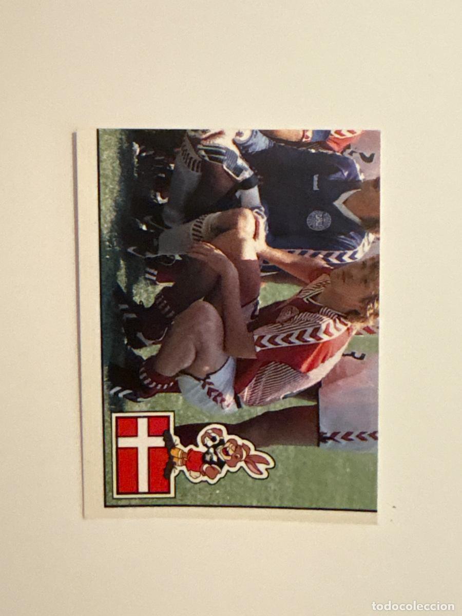 Cromos de f&uacute;tbol: 16. CROMO STICKER SIN PEGAR PANINI EUROCOPA EURO 88 ALINEACI&Oacute;N DINAMARCA N 102