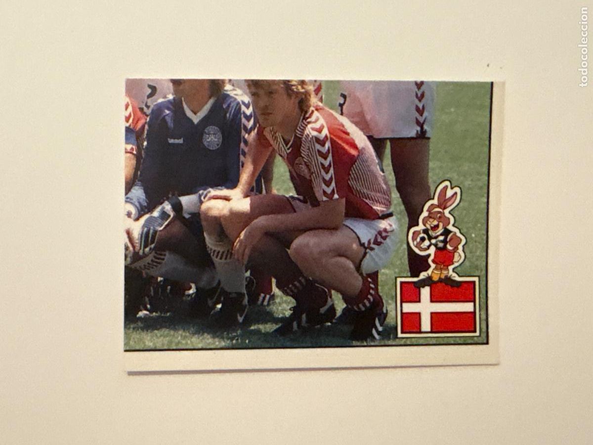 Cromos de f&uacute;tbol: 21. CROMO STICKER SIN PEGAR PANINI EUROCOPA EURO 88 ALINEACI&Oacute;N DINAMARCA N 102