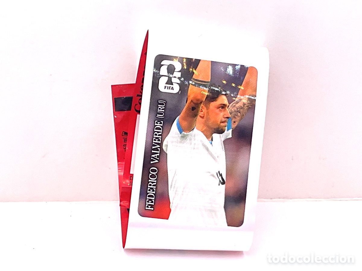 Cromos de f&uacute;tbol: FEDERICO VALVERDE (URUGUAY ). CROMO PANINI COCA-COLA MUNDIAL FIFA 2026.
