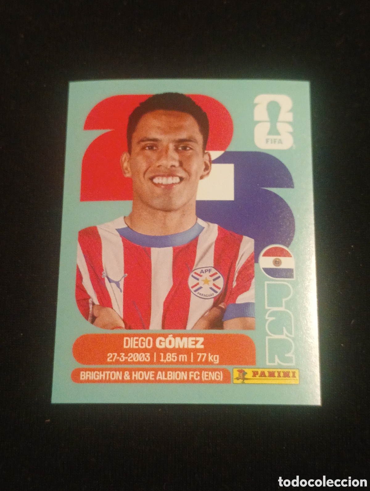 Cromos de f&uacute;tbol: mundial panini 2026 diego G&oacute;mez