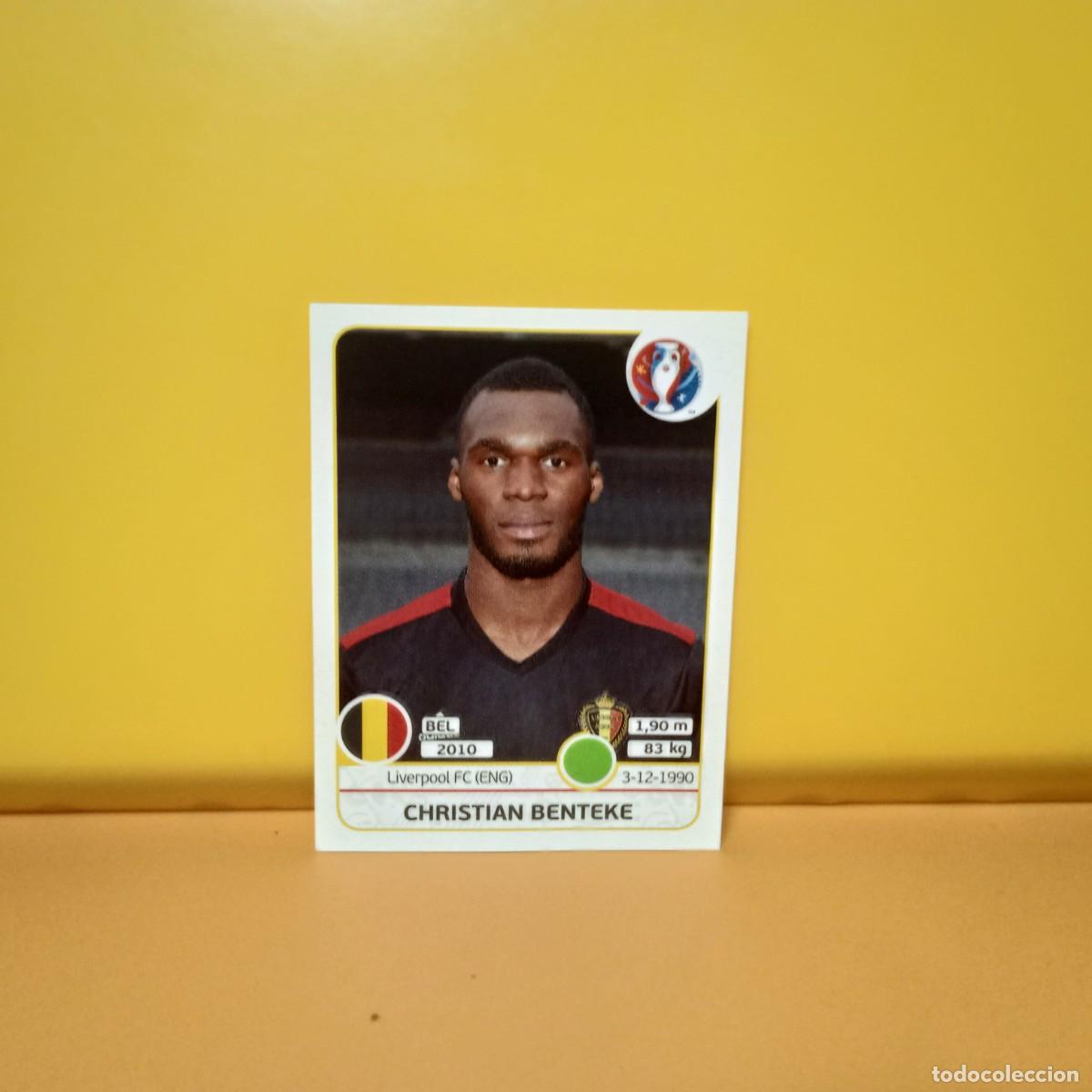 Cromos de f&uacute;tbol: PANINI EURO 2016 FRANCE; EUROCOPA FRANCIA: BELGICA BENTEKE 482