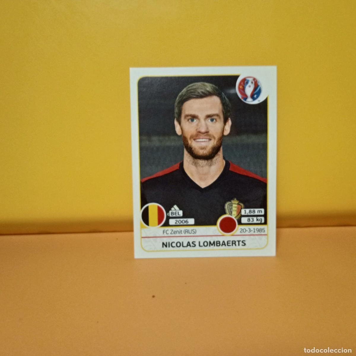 Cromos de f&uacute;tbol: PANINI EURO 2016 FRANCE; EUROCOPA FRANCIA: BELGICA LOMBAERTS 470