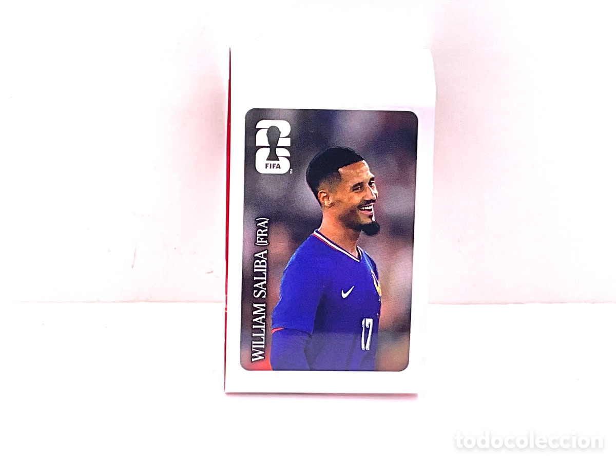 Cromos de f&uacute;tbol: WILLIAM SALIBA (FRANCIA ). CROMO PANINI COCA-COLA MUNDIAL FIFA 2026.