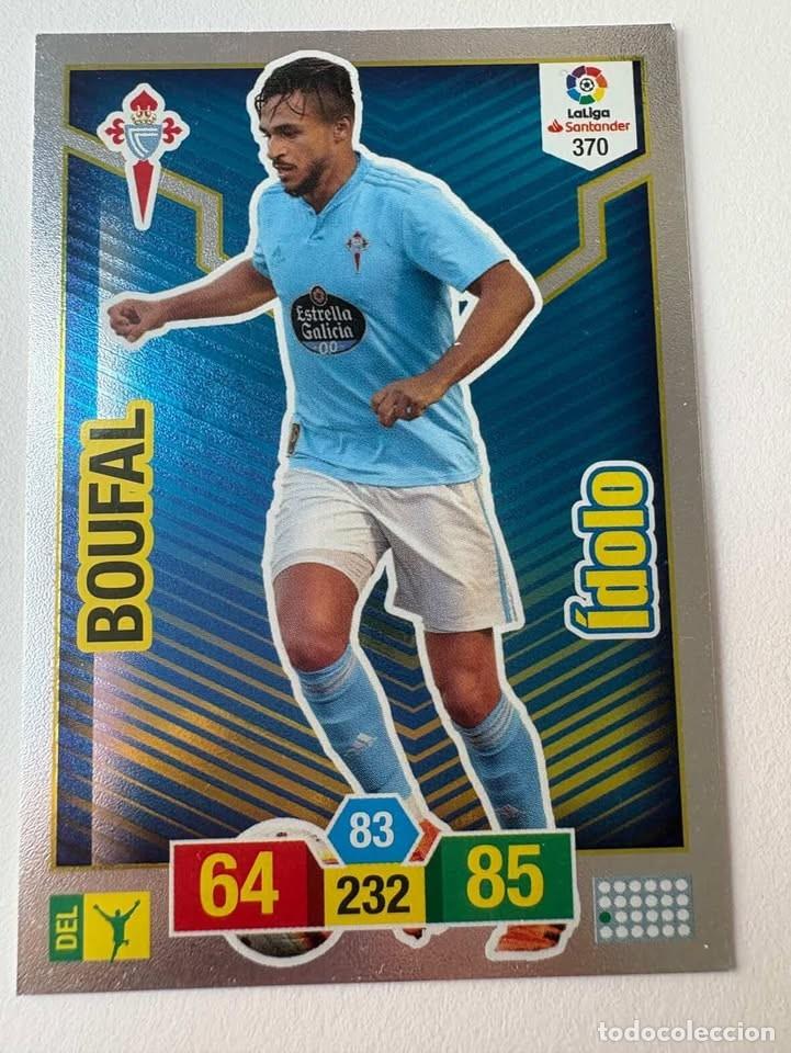 Cromos de f&uacute;tbol: Carta Boufal Celta &Iacute;dolo 370 Adrenalyn 2018-19